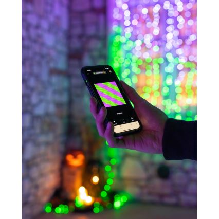 Twinkly - LED RGBW Ljusreglerad utomhus Julkedja STRINGS 250xLED 23,5m IP44 Wi-Fi