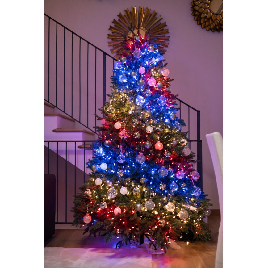Twinkly - LED RGBW Ljusreglerad utomhus Julkedja STRINGS 250xLED 23,5m IP44 Wi-Fi