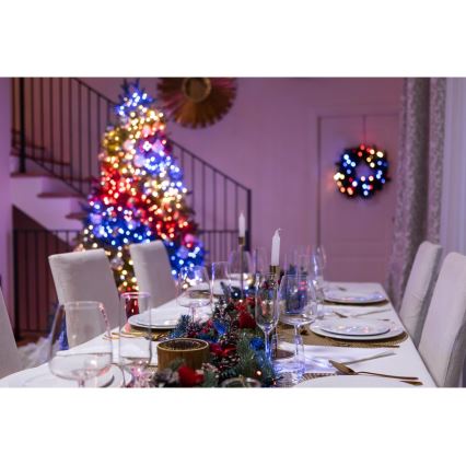Twinkly - LED RGBW Ljusreglerad utomhus Julkedja STRINGS 250xLED 23,5m IP44 Wi-Fi