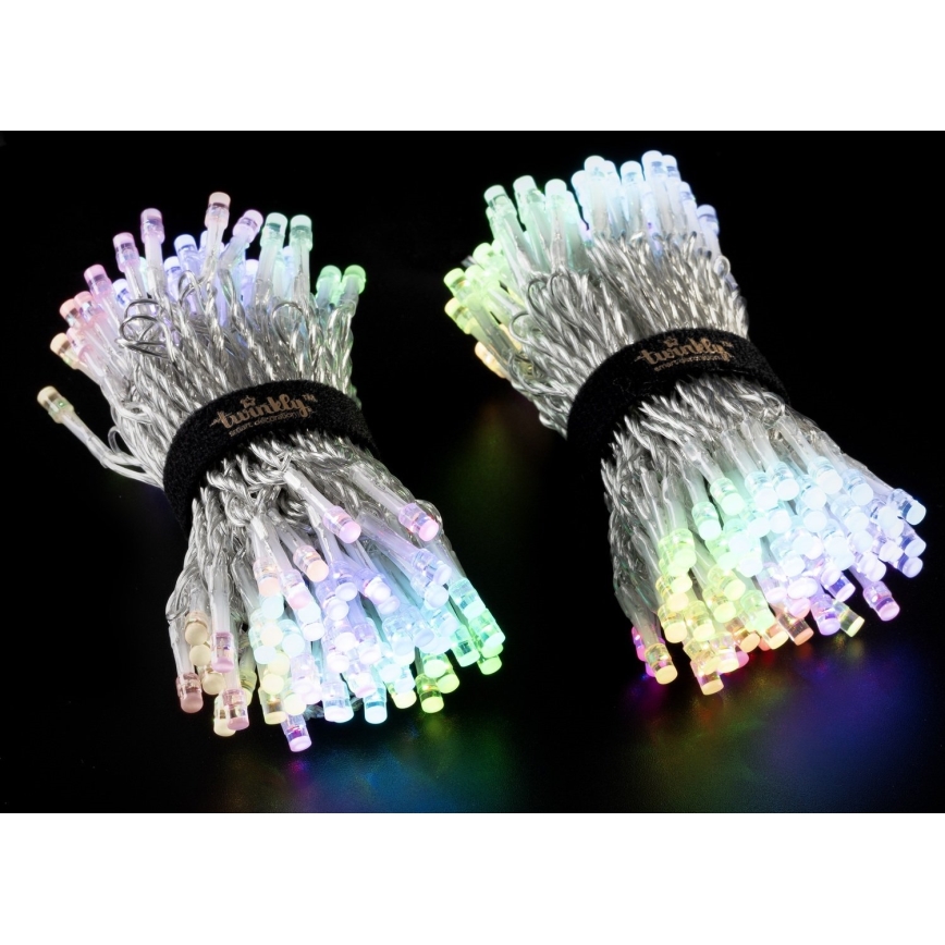 Twinkly - LED RGBW Ljusreglerad utomhus Julkedja STRINGS 250xLED 23,5m IP44 Wi-Fi