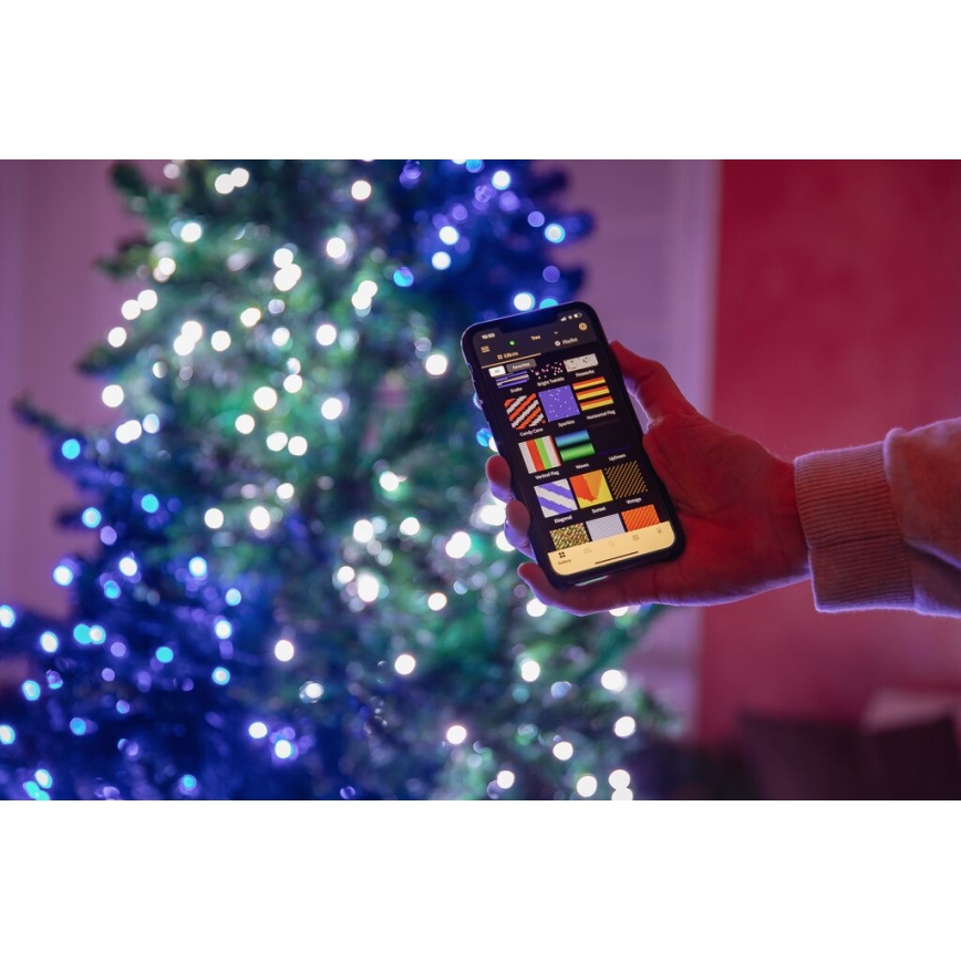 Twinkly - LED RGB Ljusreglerad utomhus Julkedja STRINGS 250xLED 23,5m IP44 Wi-Fi