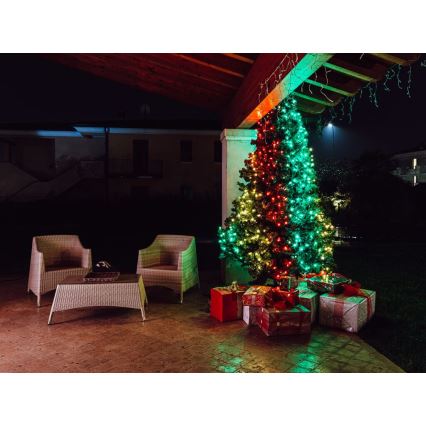 Twinkly - LED RGB Ljusreglerad utomhus Julkedja STRINGS 250xLED 23,5m IP44 Wi-Fi