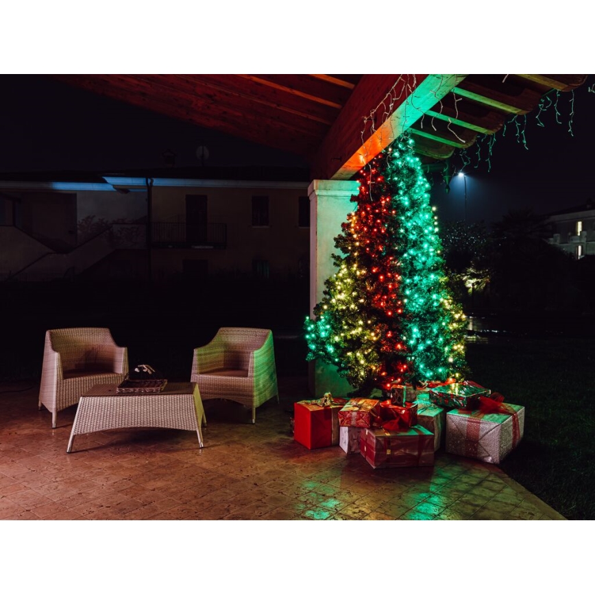 Twinkly - LED RGB Ljusreglerad utomhus Julkedja STRINGS 250xLED 23,5m IP44 Wi-Fi