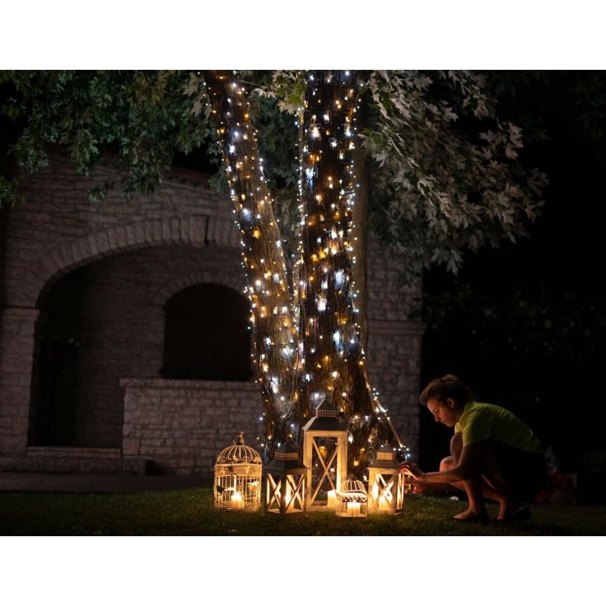 Twinkly - LED Ljusreglerad utomhus Julkedja STRINGS 400xLED 35,5m IP44 Wi-Fi