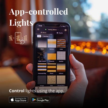 Twinkly - LED Ljusreglerad utomhus Julkedja STRINGS 400xLED 35,5m IP44 Wi-Fi
