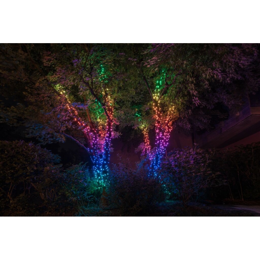Twinkly - LED RGB Ljusreglerad utomhus Julkedja STRINGS 400xLED 35,5m IP44 Wi-Fi