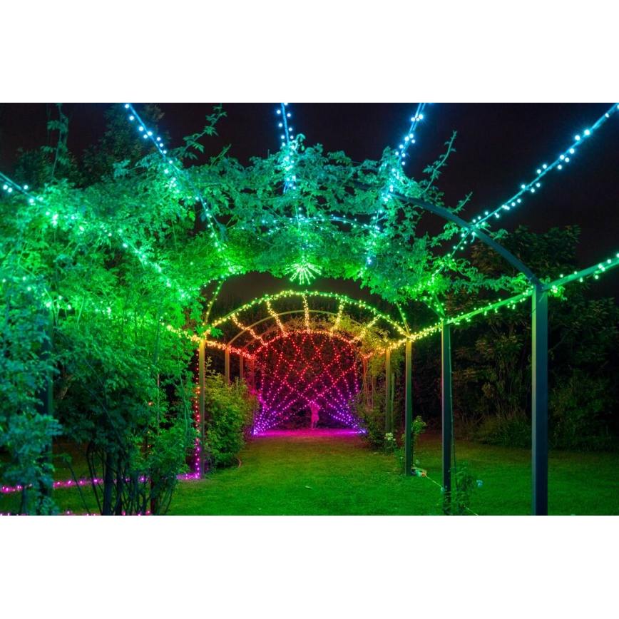 Twinkly - LED RGB Ljusreglerad utomhus Julkedja STRINGS 400xLED 35,5m IP44 Wi-Fi