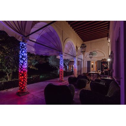 Twinkly - LED RGB Ljusreglerad utomhus Julkedja STRINGS 600xLED 51,5m IP44 Wi-Fi