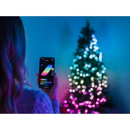 Twinkly - LED RGB Ljusreglerad utomhus Julkedja STRINGS 750xLED 63,5m IP44 Wi-Fi