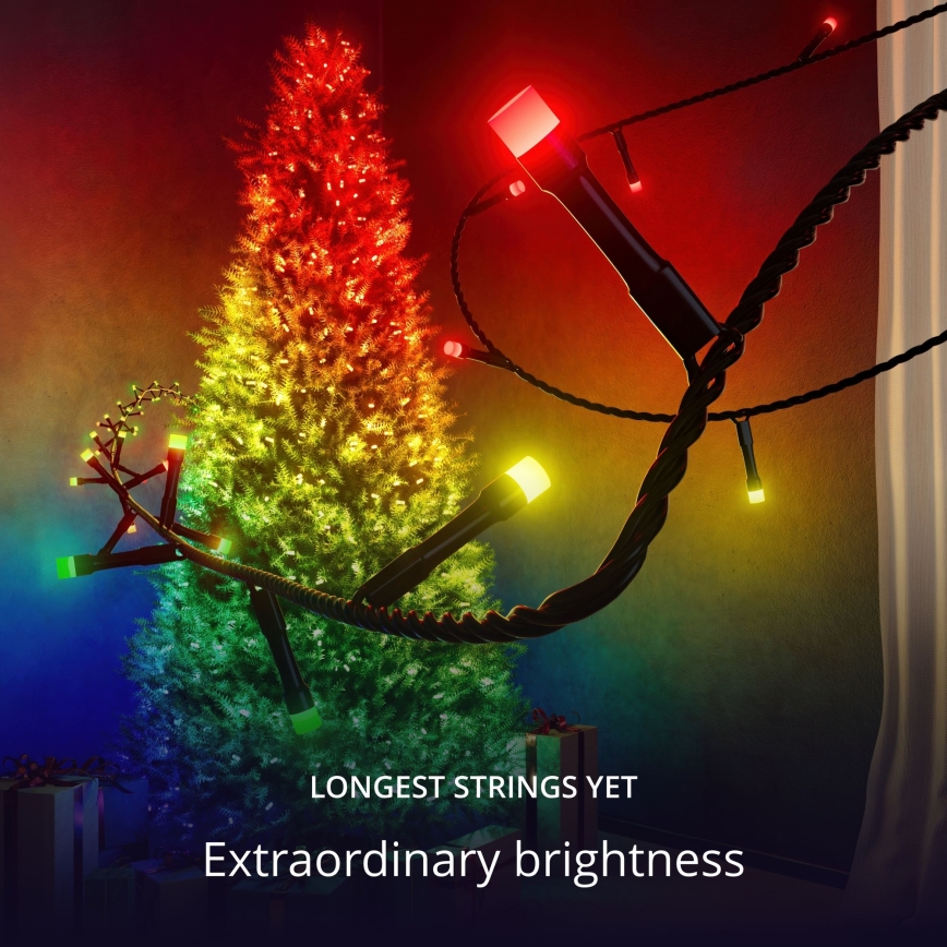 Twinkly - LED RGB Ljusreglerad utomhus Julkedja STRINGS 750xLED 63,5m IP44 Wi-Fi