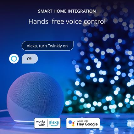 Twinkly - LED RGB Ljusreglerad Jul stjärna TREE TOPPER 76xLED USB Wi-Fi
