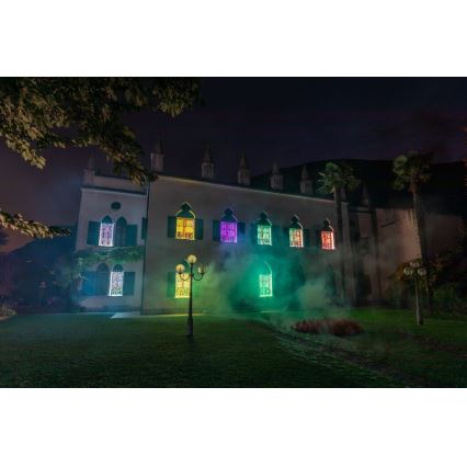 Twinkly - LED RGBW Ljusreglerad utomhus Julgardin CURTAIN 210xLED 6,1m IP44 Wi-Fi