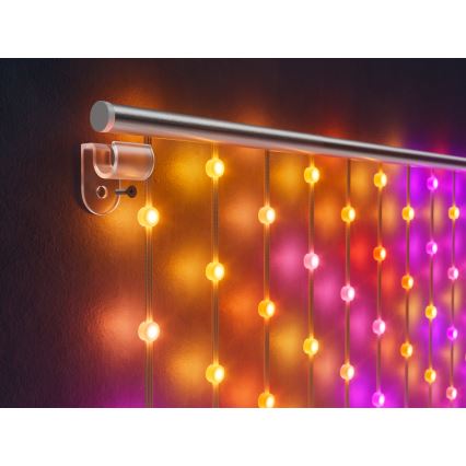 Twinkly - LED RGB Ljusreglerad Julgardin MATRIX 480xLED 1x1 m Wi-Fi