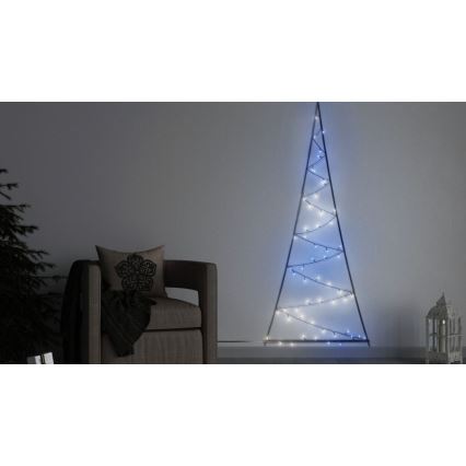 Twinkly - LED RGBW Ljusreglerad utomhus Julgran LIGHT TREE 70xLED IP44 Wi-Fi