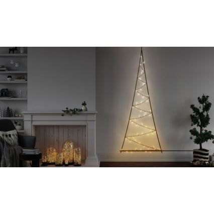 Twinkly - LED RGBW Ljusreglerad utomhus Julgran LIGHT TREE 70xLED IP44 Wi-Fi