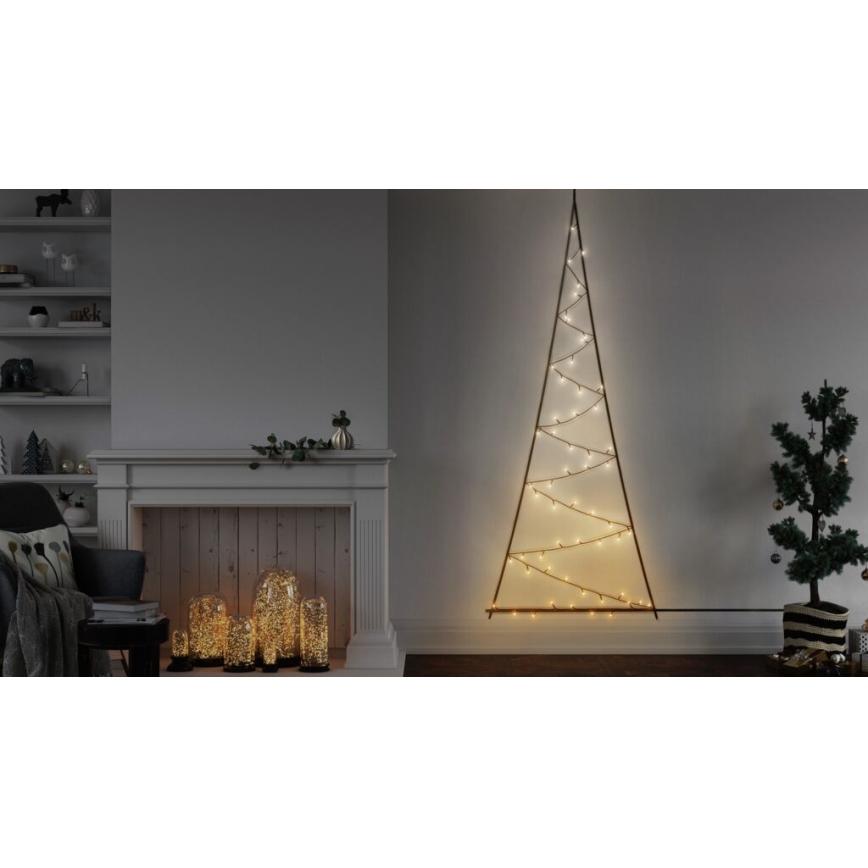 Twinkly - LED RGBW Ljusreglerad utomhus Julgran LIGHT TREE 70xLED IP44 Wi-Fi