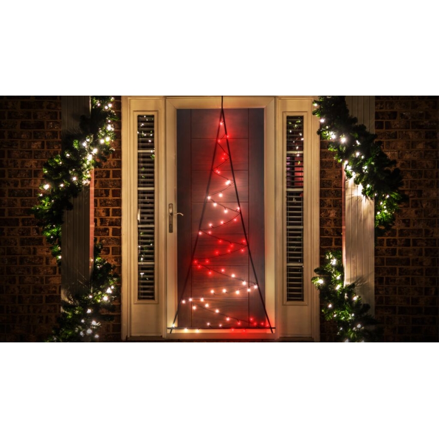 Twinkly - LED RGBW Ljusreglerad utomhus Julgran LIGHT TREE 70xLED IP44 Wi-Fi