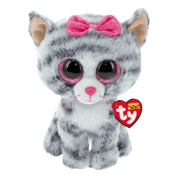 TY - Gosedjur KIKI katt 15 cm grå