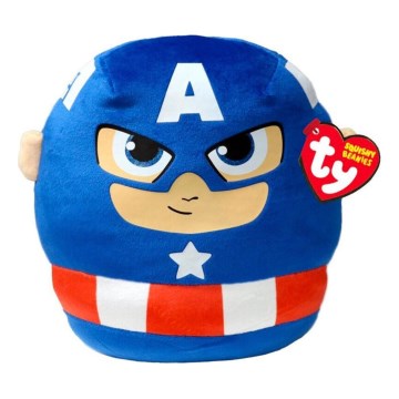 TY - Gosedjur Squishy CAPTAIN AMERICA 22 cm