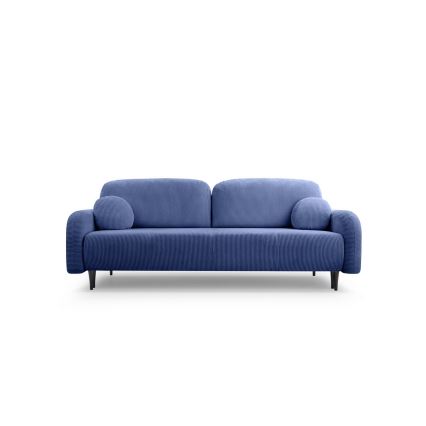 Tyg 3-sits bäddsoffa CLOUDY blå