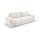 Tyg 3-sits bäddsoffa med förvaringsutrymme ALMADA beige