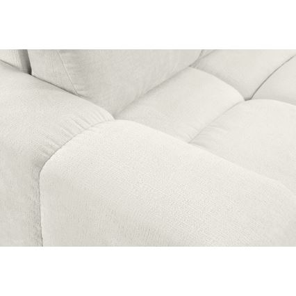Tyg 3-sits bäddsoffa med förvaringsutrymme ALMADA beige