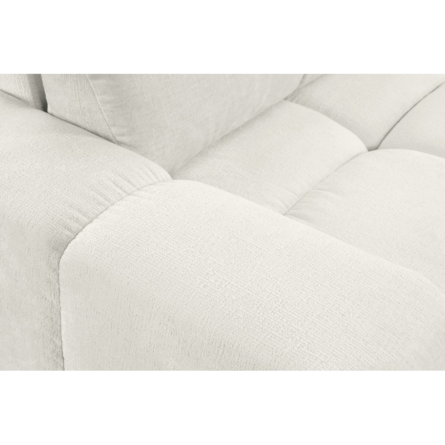Tyg 3-sits bäddsoffa med förvaringsutrymme ALMADA beige
