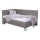 Tygklädd säng med förvaring utan madrass MARIA PETITE 120x200 cm taupe