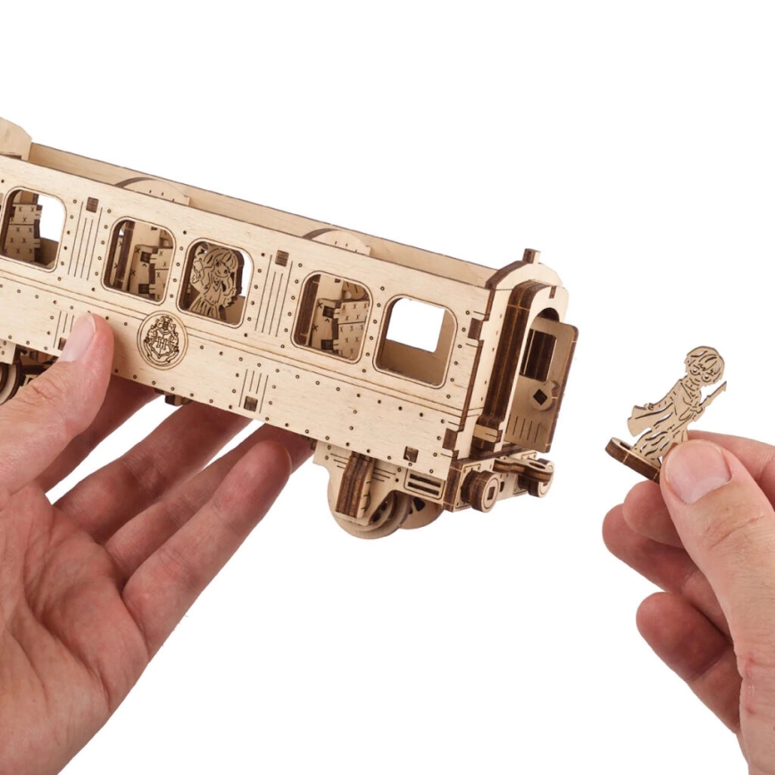 Ugears - 3D Mekaniskt pussel i trä Harry Potter Hogwarts express