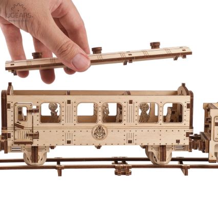 Ugears - 3D Mekaniskt pussel i trä Harry Potter Hogwarts express