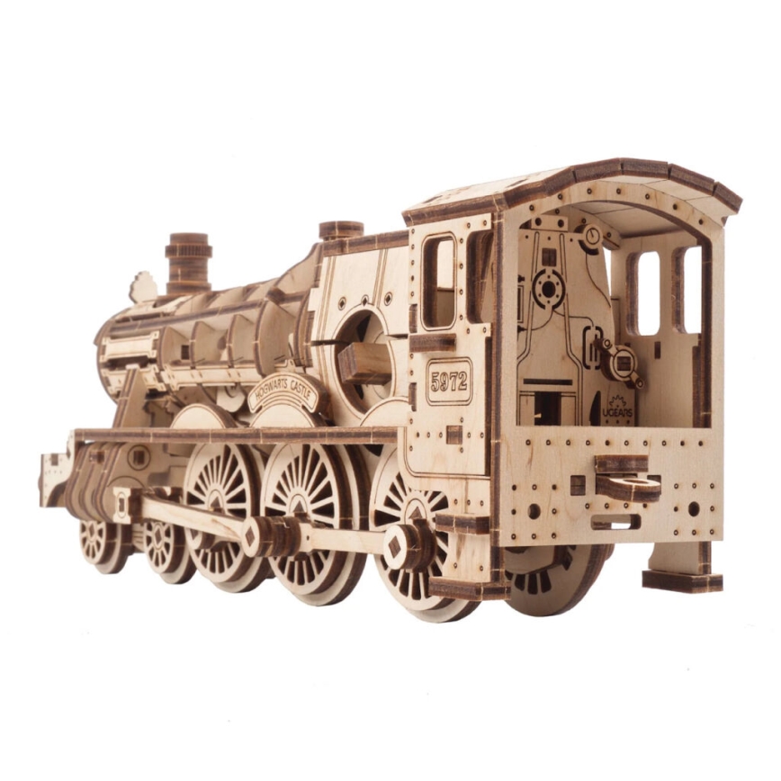 Ugears - 3D Mekaniskt pussel i trä Harry Potter Hogwarts express
