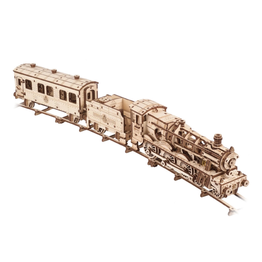 Ugears - 3D Mekaniskt pussel i trä Harry Potter Hogwarts express