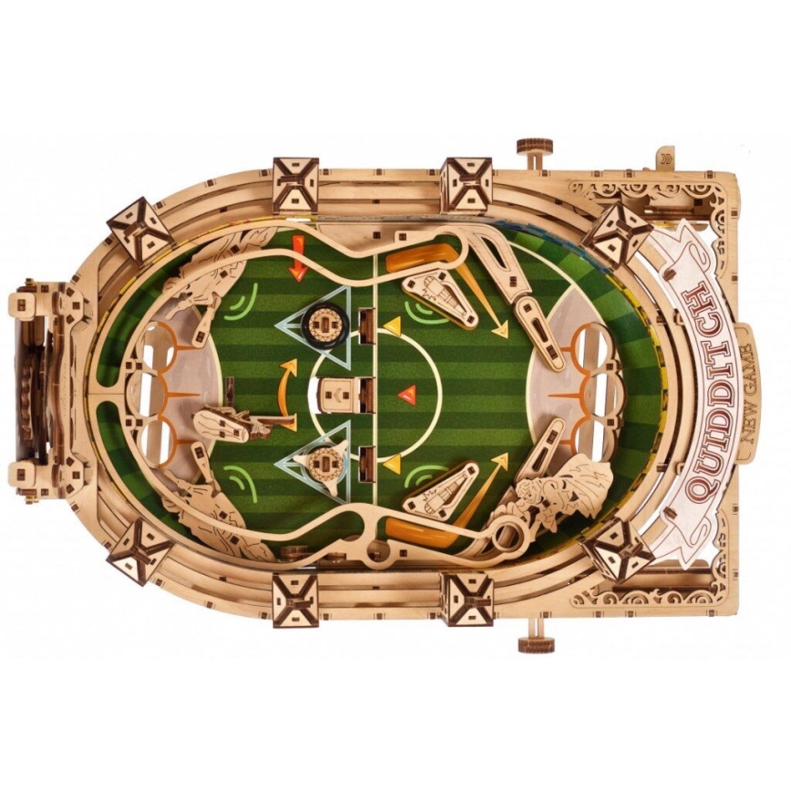Ugears - 3D Mekaniskt pussel i trä Harry Potter Quidditch Pinball
