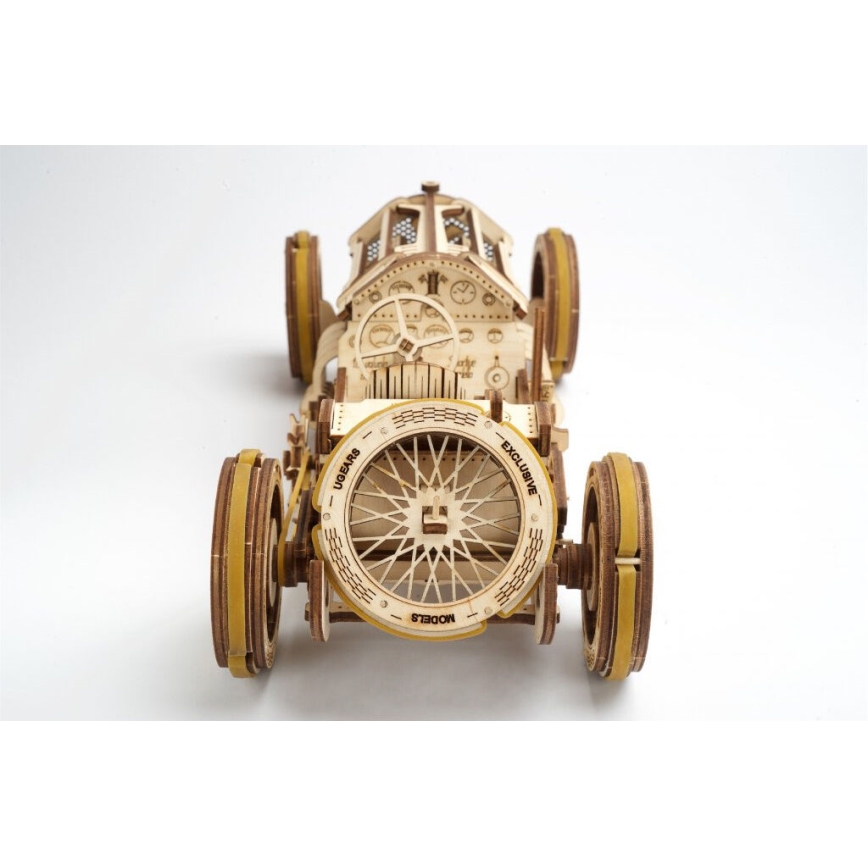 Ugears - 3D Mekaniskt pussel i trä U9 Bil Grand Prix