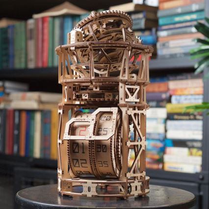 Ugears - 3D Mekaniskt pussel i trä Urverk med tourbillon