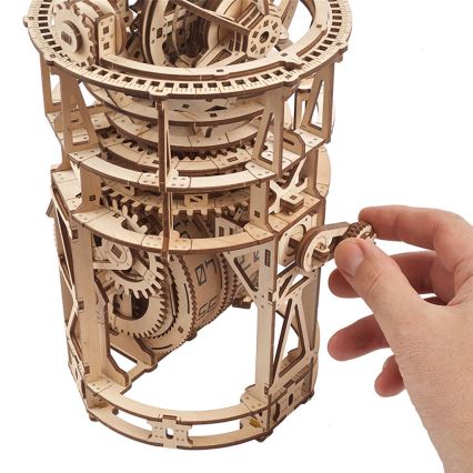 Ugears - 3D Mekaniskt pussel i trä Urverk med tourbillon