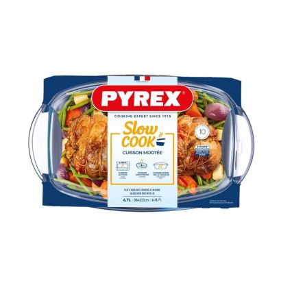 Ugnsform med lock PYREX 6,7 l