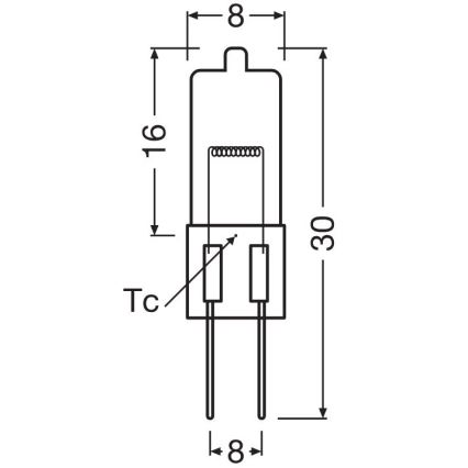 Ugnslampa HALOSTAR G4/10W/12V 2700K - Osram