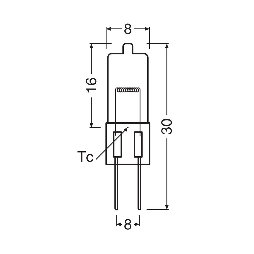Ugnslampa HALOSTAR G4/10W/12V 2700K - Osram