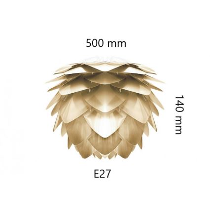 Umage 2070 - Lampskärm SILVIA medium E27 500x410 mm
