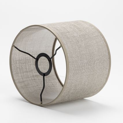 Universal ersättningslampskärm WALEC E27 16x20 cm jute