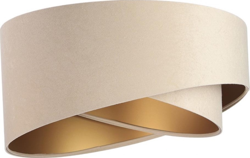 Universal lampskärm GALAXY E27 diameter 45 cm beige/guld