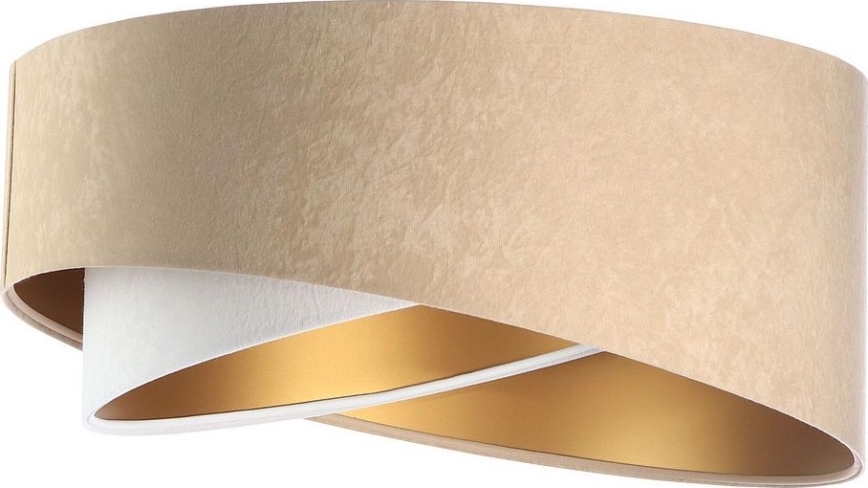 Universal lampskärm GALAXY E27 diameter 45 cm beige/vit/guld