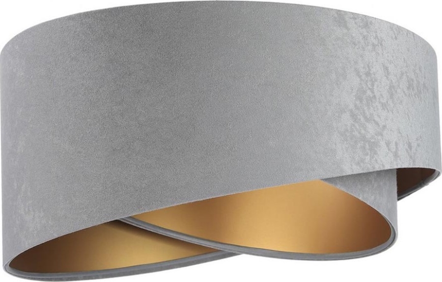 Universal lampskärm GALAXY E27 diameter 45 cm grå/guld