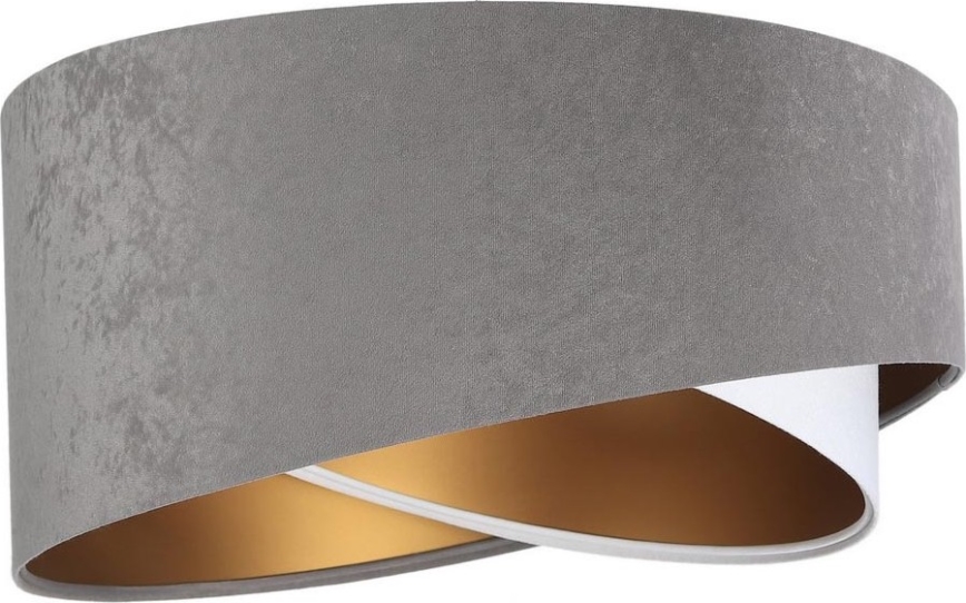 Universal lampskärm GALAXY E27 diameter 45 cm grå/vit/guld