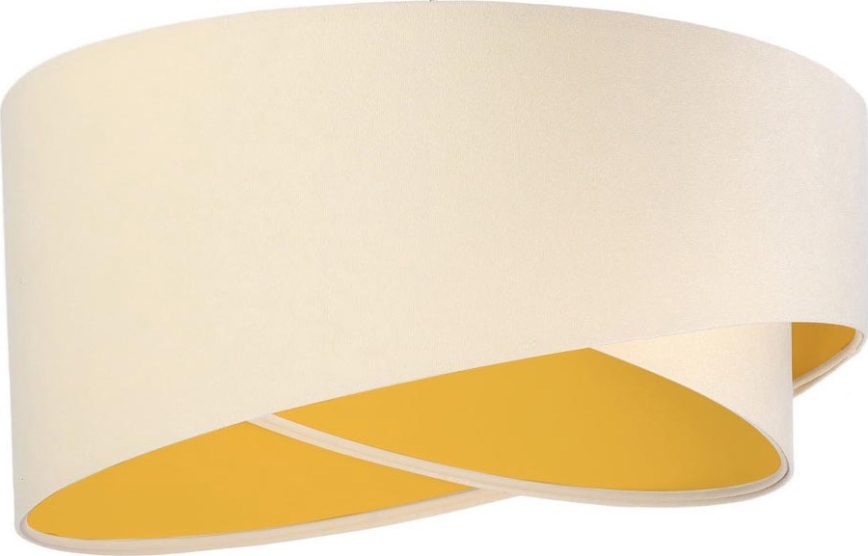 Universal lampskärm GALAXY E27 diameter 45 cm grädde/guld