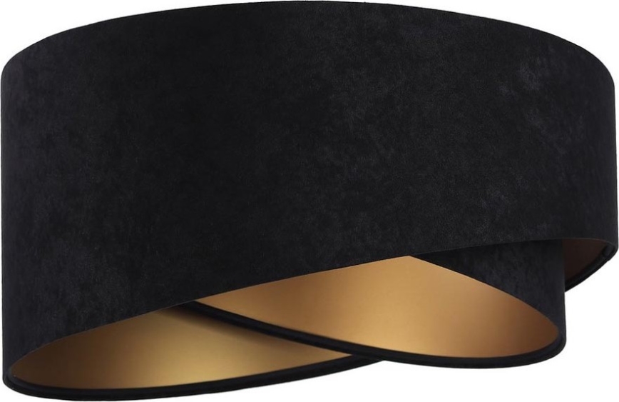 Universal lampskärm GALAXY E27 diameter 45 cm svart/guld