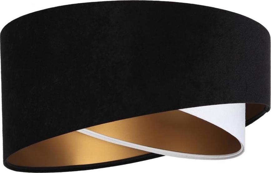 Universal lampskärm GALAXY E27 diameter 45 cm svart/vit/guld