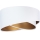 Universal lampskärm GALAXY E27 diameter 45 cm vit/guld