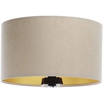 Universal lampskärm STANDART E27 diameter 45 cm beige/guld